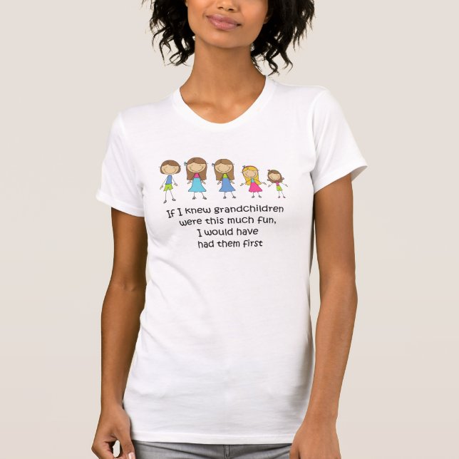 Os netos tê-los-iam primeiro t-shirt (Frente)