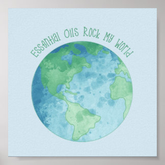 Os óleos essenciais balançam meu Poster mundial