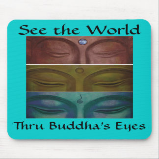 Os olhos Mousepad de Buddha