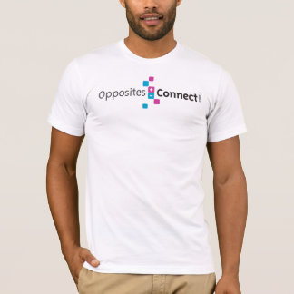 Os opostos conectam o t-shirt