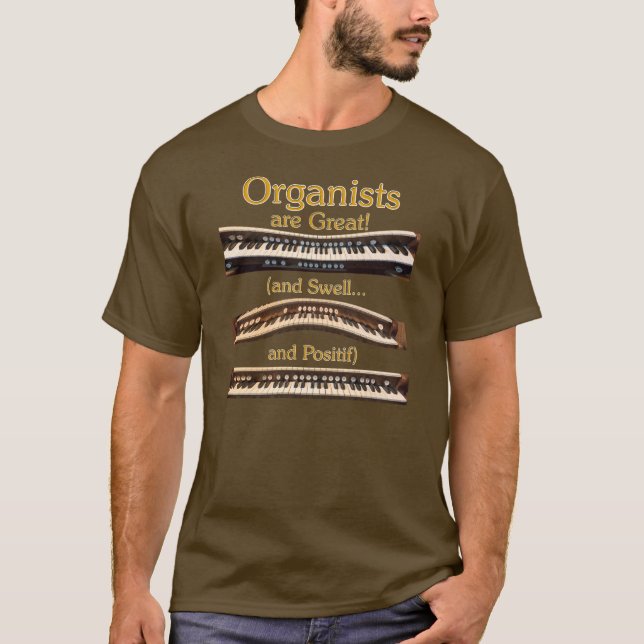 Os organistas são grande t-shirt (Frente)