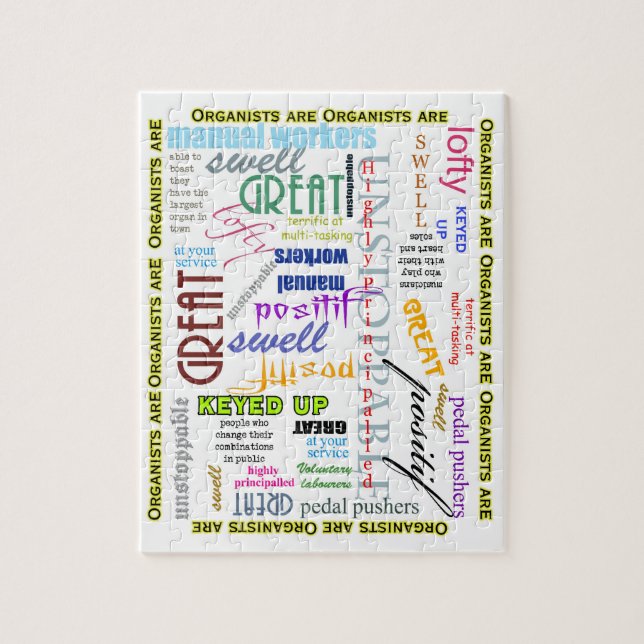 Os organistas são tudo quebra-cabeça (Vertical)