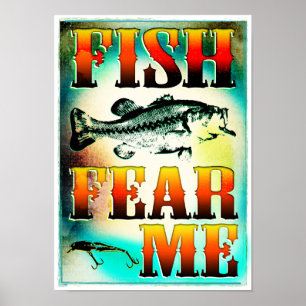 Os peixes temem-me poster