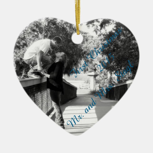 Os primeiros enfeites de natal ............... (Frente)