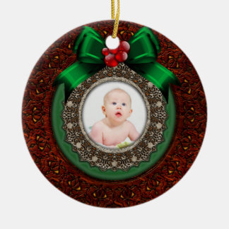 Os primeiros enfeites de natal do bebê