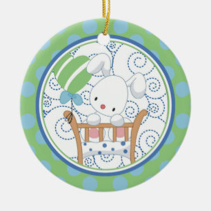 Os primeiros enfeites de natal do bebê precioso d