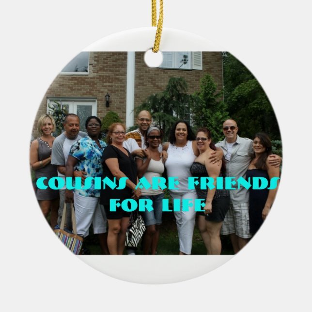 Os primos são amigos para o ornamento da vida (Frente)