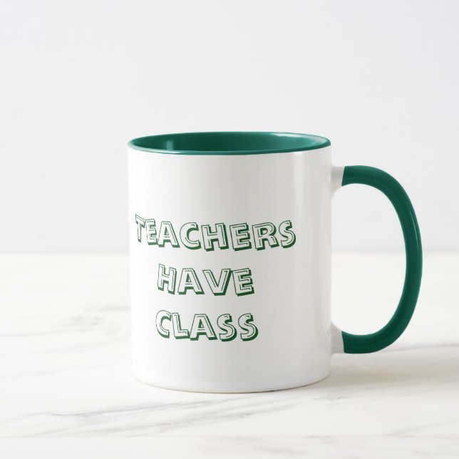Os professores têm a caneca de café da classe (Direita)