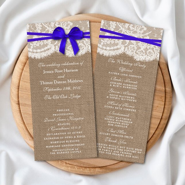 Os Programas Rustic Blue Arco Wedding Collection (Criador carregado)