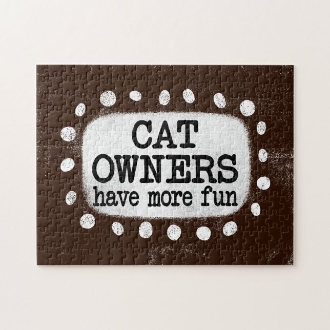 Os Proprietários De Gatos Têm Mais Quebra-cabeça (Horizontal)