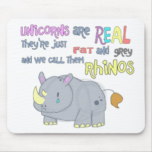 os rhinos são apenas mousepad feio dos unicórnio