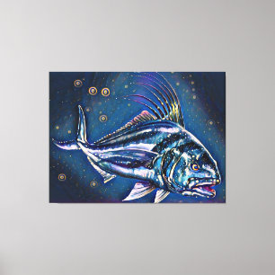 Os Roosterfish, Baja California Canvas Print