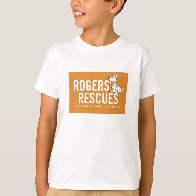 Os salvamentos de Rogers Short o t-shirt do miúdo (Frente)