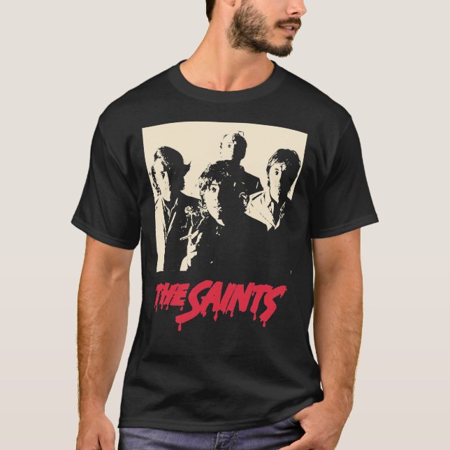Os Santos Punk Banda Classic T-Shirt (Frente)