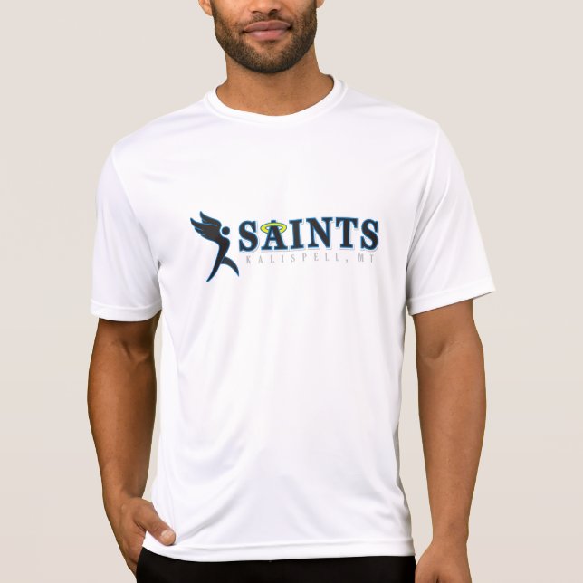 Os santos que funcionam o t-shirt (Frente)