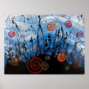 Os santos vão poster de marcha