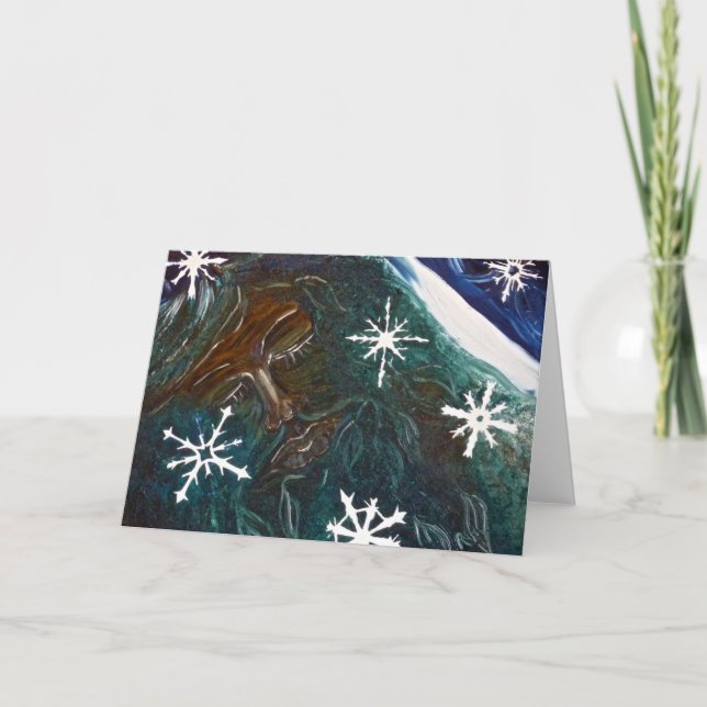 Os sonos do homem verde - cartão de cumprimentos (Frente)