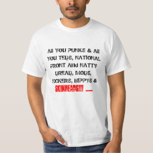 OS SPECIALS FAZEM A CAMISA DO SKINHEAD T DO CÃO