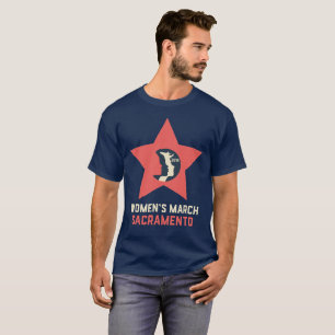 Os t-shirt cabidos dos homens do março Sacramento