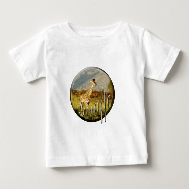 Os t-shirt das crianças do safari dos animais (Frente)