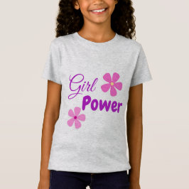 Os t-shirt das meninas do poder da menina