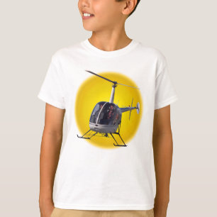 Os t-shirt do helicóptero do miúdo refrigeram a