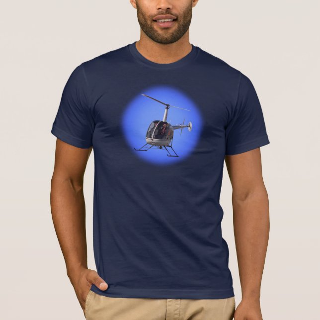 Os t-shirt do helicóptero refrigeram camisetas do (Frente)