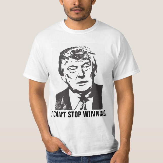 Os t-shirt engraçados de Donald Trump, NÃO PODEM (Frente)