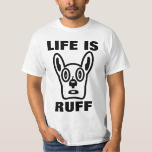OS T-SHIRT ENGRAÇADOS do CÃO, vida são