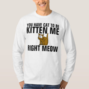 Os t-shirt engraçados os mais engraçados do gato,