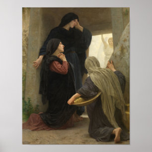 Os Três Marys no Túmulo de Bouguereau Impressão