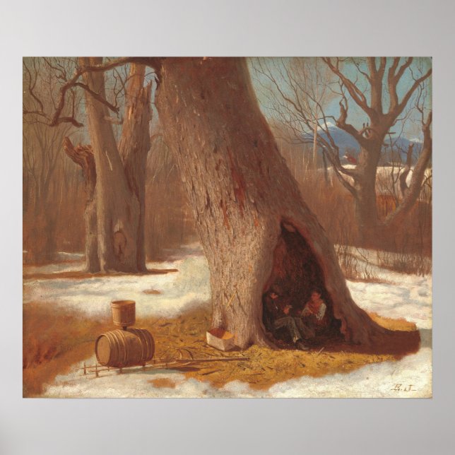 Os Truants - Eastman Johnson Fine Art Poster (Frente)