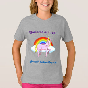 Os Unicórnios são camisa de rochedo para garotas r