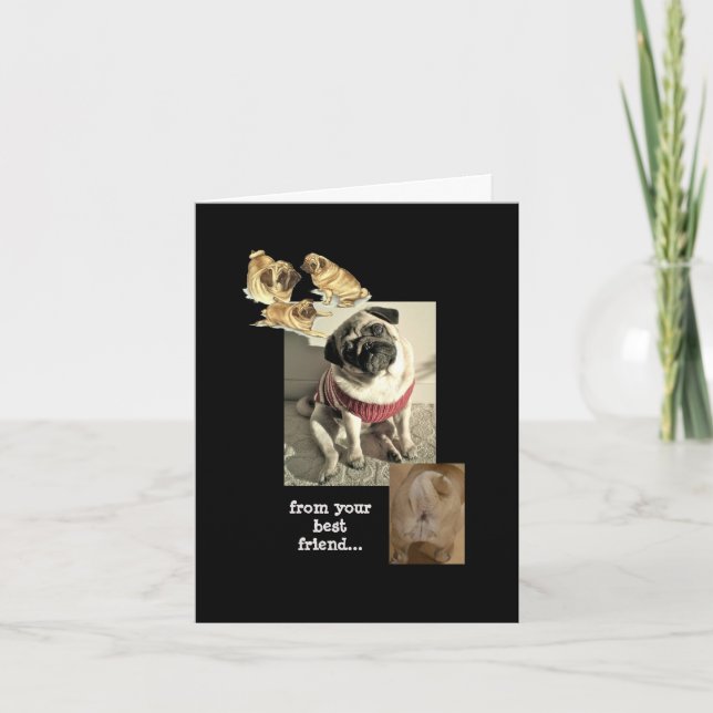 Os votos de aniversário do seu melhor cartão de am (Frente)