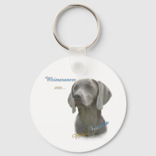 Os Weimaraners são o melhor Chaveiro dos amigos.