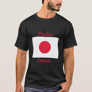 Osaka Japão Flag T-Shirt