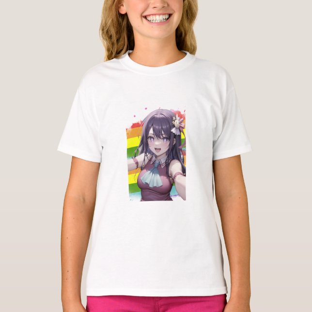 oshi no ko t-shirt girl (Frente)