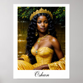 Oshun Orisha - Poster da Deusa Africana
