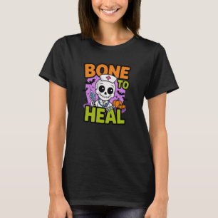 Osso para Curar Skeleton Enfermeira Camisa do Hall