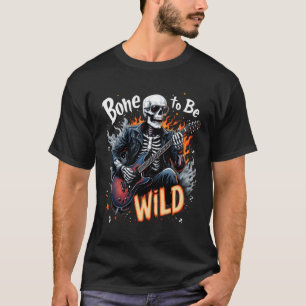 Osso para ser camiseta selvagem