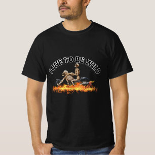 Osso para ser um T-Shirt selvagem