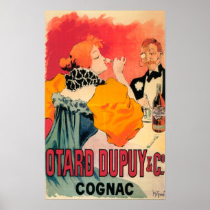 Otard-Dupuy & de conhaque do CO. poster do