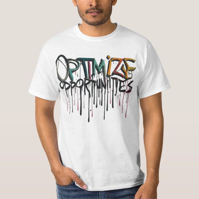 Otimizar oportunidades para t-shirt (Frente)