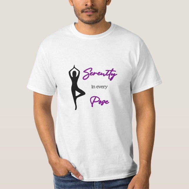 ÓTIMO! Serenidade em cada dose - Yoga T-Shirt (Frente)
