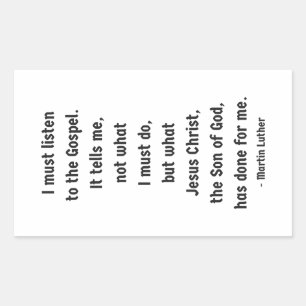 Ouça o adesivo do retângulo Gospel