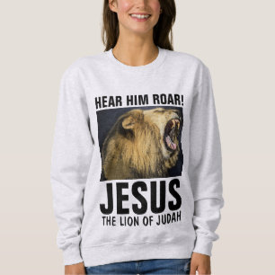 OUÇA-O RUJIR! JESUS, LEÃO de t-shirt de JUDAH