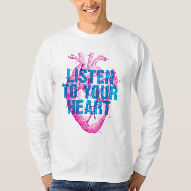 Ouça Sua Camisa Do Coração (Frente)