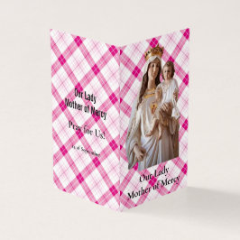 Our Lady Mother of Mercy Prayer Card