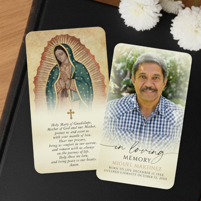 Our Lady of Guadalupe Memorial Prayer Cards (Criador carregado)