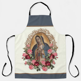 Our Lady of Guadalupe Virgin Mary Roses Apron